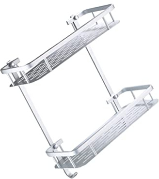 ULTECHNOVO 2 Ripiani Portaoggetti Per Bagno Per Wc Per Contenere Saponette Per Lavandino Sopra Bicchieri Ganci Sopra Porta Sapone Stantuffi Antiruggine Per Saponette Da Bagno In Lega