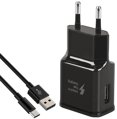 Chargeur USB avec 2m Câble de Charge Micro-USB Chargeur Rapide Compatible avec Samsung Galaxy S7 S6 Edge/S5/S4/S3/Note 4/5/A03/J7/J3/Tab A 8.0/Tab A 10.1 (2016), Chargeur Téléphone Adaptateur Secteur