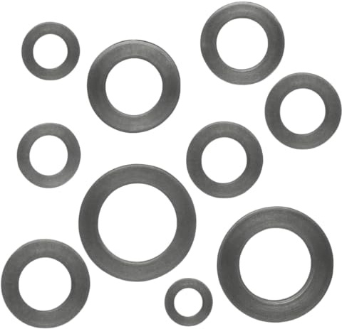 10 Rondelle Alzaporte Solleva-Anta | Washers per Cerniere | Ideali per Sollevare Ante Che Sfregano a Terra | Accessori Universali per Cerniere da Mobile (Diametro 8mm)