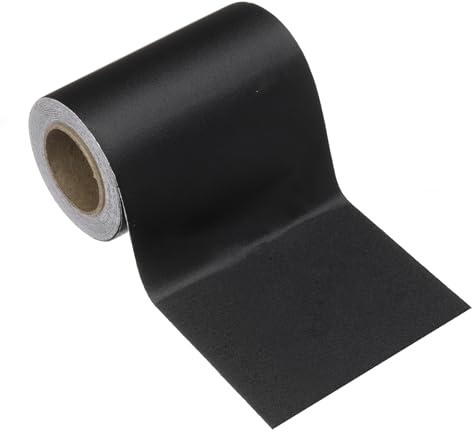 sourcing map Borde de papel pintado de grano de madera, 3 pulgadas x 16.4 pies, PVC, autoadhesivo, marco texturizado, impermeable, papel tapiz decorativo para pared, para suelo, puerta, mesa