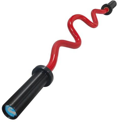 CAVATINY Olympische Langhantel 50mm für Krafttraining – Professionelle SZ-Curlstange für Gewichtheben Hüftstöße Kniebeugen Bizeps – 250kg Maximale Tragkraft Langhantelstange für das Heim-Fitnessstudio