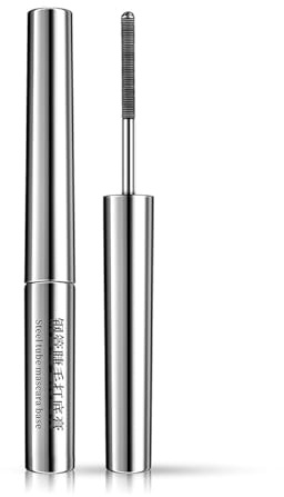 Extended Lash Mascara, Washable Metal Mascara Wand, Waterproof Long-Lasting 3D Curling Eyelash Iron Wand Mascara, Long Lasting 36H Lift, No Clumping and No Smudging and No Flaking for Women (1PC)