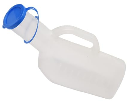 NOLITOY Large Capacity Patient Urinal Bottle Ergonomic Plastic Urinal Pot for Men Women Elderly Portable Nursing Chamber Pot with Leak-Resistant Design