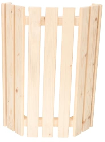 Operitacx Pantalla de Madera Accesorio Funcional para Lámpara de Sauna, Cubierta Protectora Anti-explosión de Plástico para Cabinas de Sauna y Sala de Vapor