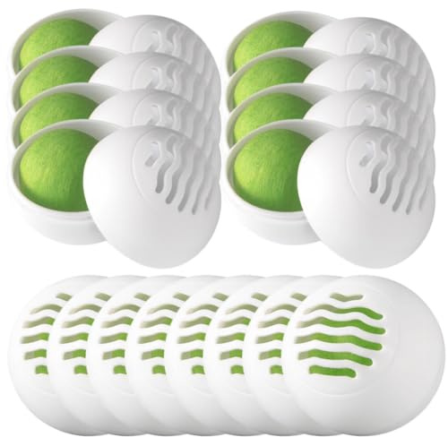 CTIRCHIU 24 Bolas Desodorantes para Zapatos Ambientador Zapatos Plástico Ligero Elimina Olor para Armarios y Hogar 24 Piezas