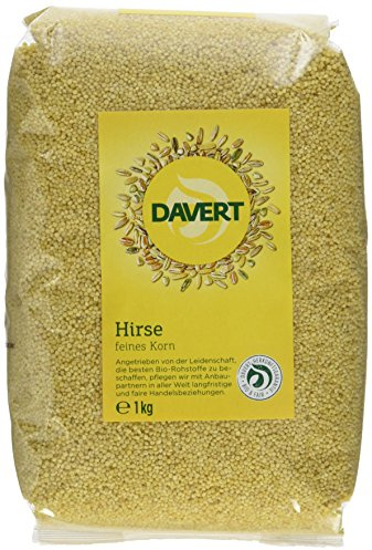 Davert Hirse feines Korn, 4er Pack (4 x 1 kg) - Bio