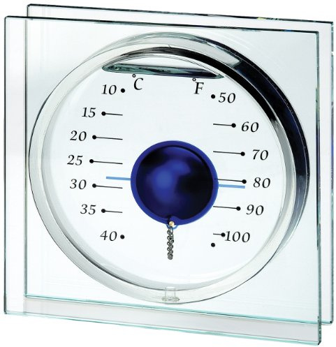 Koch 10211 Deko-Thermometer Magic Ball, blau
