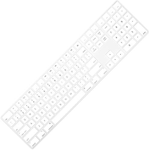Allinside Cover trasparente per Apple iMac Magic Keyboard con tastierino numerico MQ052LL/A A1843 layout USA