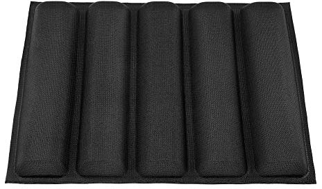 MAGT Baguette Backform, Baguette Backblech Silikon Baguetteblech Antihaft Wiederverwendbare Backformen Perforierte Form 5 Formen Küche Werkzeug