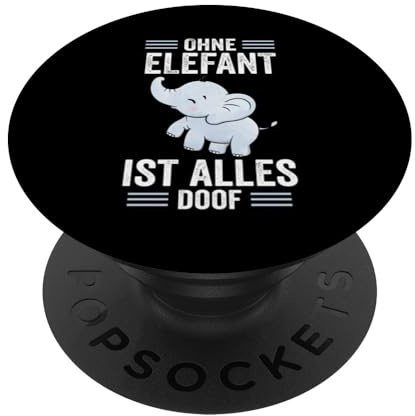 Zootier Elefanten Elefant PopSockets Klebender PopGrip
