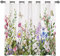 ANHOPE Floral Curtains Eyelet Soft Thermal Insulated Blackout Curtains Watercolor Botanical Flower Butterfly Print Pattern Ring Top Window Drapes for Bedroom Living Room 46 x 54 Inch Drop 2 Panels