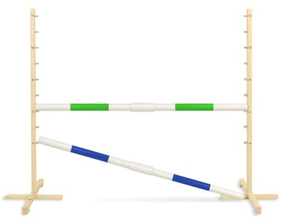 Hobby Horse 160cm Sprung-Hürde mit Zwei 50mm Balken - grün