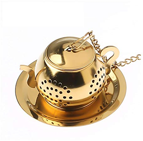 Tee-Ei, Blumen-Teesieb, Kräuterfilter, Edelstahl, exquisite Teekannenform, Tee-Ei, Gewürz-/Küchengeschirr (2)