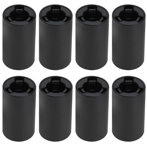 Be In Your Mind 8 Stück AA auf C Batteriekonverter-Adaptergehäuse für AA auf C Nr. 5 Bis Nr. 2 AA Wiederaufladbare Batterien Durchmesser 25 Mm Höhe 46 Mm