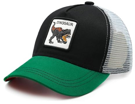 Hatwell Berretto trucker per bambini, età 2-6 anni, per ragazzi e ragazze, verde, Taglia unica