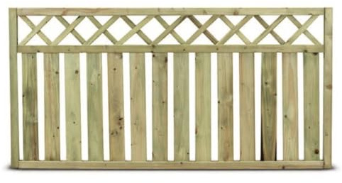 Recinzione Diritto Ares 180X90 Cm Colore Naturale - Spedizione Gratuita da 99€