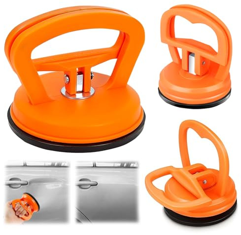 3er Pack Heavy Duty Dent Puller Kit mit starken Saugnäpfen - Lackfreies Auto Dellen Reparatur Werkzeug für Auto Karosserie, Glas, Fliesen Heben - Universal Dent Removal für glatte Oberflächen