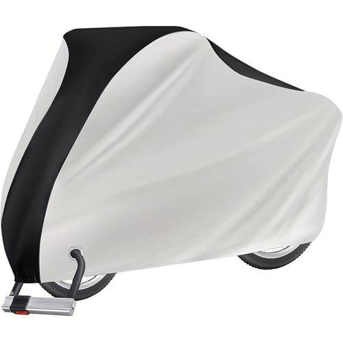 Copribici impermeabile con foro for serratura - Proteggi la tua bicicletta da pioggia, sole e polvere Adatto alla maggior parte delle bici Per biciclette(L)