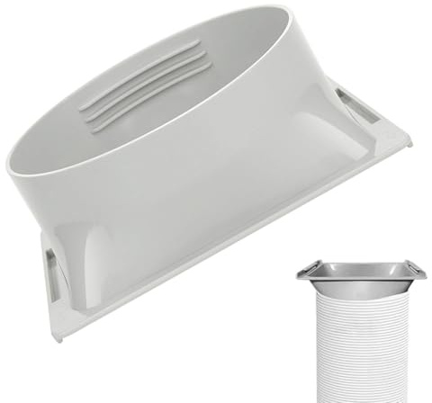 Giunto Tubo Di Scarico Condizionatore Portatile - Quadrato Universale Resistente Al Calore | Adattatore per Tubo di Scarico Climatizzatore 15 cm,Per Filetto Orario E Antiorario, Ufficio Casa