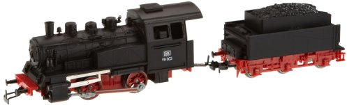 Piko 50501 - H0 Dampflok mit Schlepptender, Schwarz
