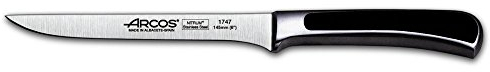 Arcos Saeta - Cuchillo Deshuesador - Hoja de Acero Inoxidable Forjado NITRUM de 145 mm - Mango de POM - Color Negro