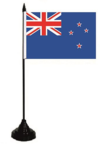 U24 Tischflagge Neuseeland Flagge Fahne Tischfahne 10 x 15 cm