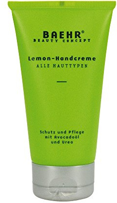 Baehr Beauty Concept, Lemon Hand-Creme Schutz und Pflege mit Avocadoöl, 75 ml