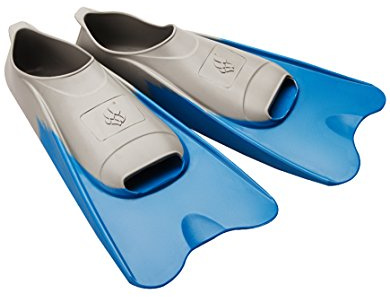 Mad Wave Piscina Color Corto Aletas, Unisex, Pool Colour Short, Azul, Size 44-45