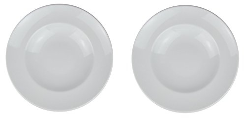 Retsch Arzberg Pastateller (weiß) mit Pastalöffel im Set Pasta Teller XXL - Ø 30cm (2er Set)