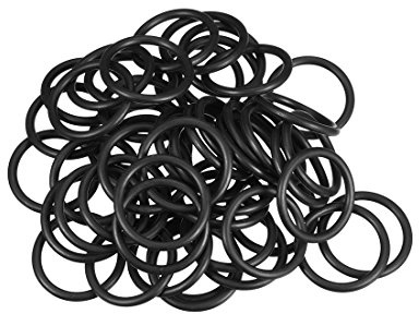 sourcing map 50 Stück O-Ring 23,8mm x 30mm x 3,1mm Dichtungsringe Metrische Nitrilkautschuk O-Ringe Dichtung Gummidichtungen Unterlegscheibe für Duschablauf Rohr