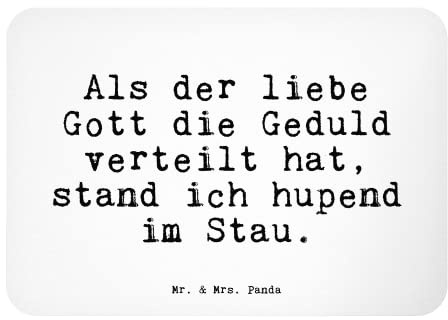 Mr. & Mrs. Panda Magnet Als der Liebe Gott... - Geschenk, Whiteboard Magnet, Spruch Geschenke, lustig, Sprüche, ungeduldig, Pinnwandmagnet, Zitate,