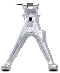 Hauptständer Standard oder mit Verlängerung 20mm I 30mm mit Bolzen und Gummi für Simson S50 S51 S70 S53 S83, Seitenständer:20mm Verlängerung