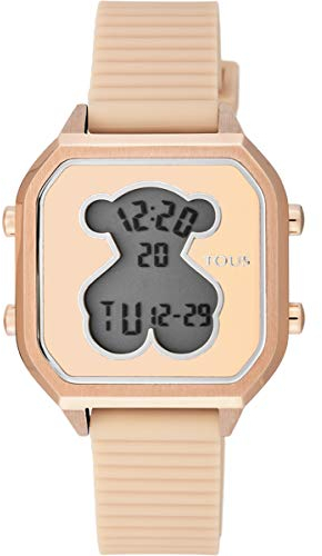 TOUS Watches d-Bear Teen Reloj para Mujer Digital de Cuarzo con Brazalete de Silicona 100350395