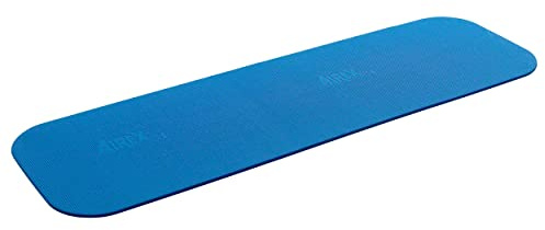 Airex Gymnastikmatte Coronella 200 | Länger & vielseitiger | Sanitized-Hygieneschutz, Schmutz- & feuchtigkeitsresistent | Mit Ösen | Blau