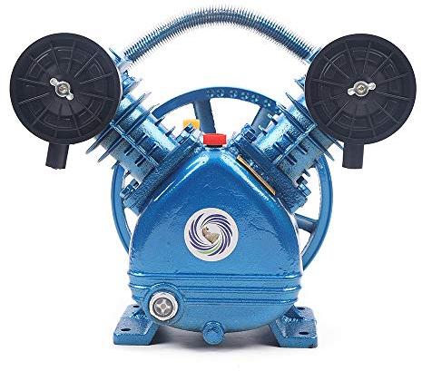 BJTDLLX Kompressor Aggregat 2 Zylinder V-Typ Kompressor 1.5KW 115PSI Luftkompressor-Pumpenkopf 170L/min Druckluft Kompressoraggregat DFV-0.17/8