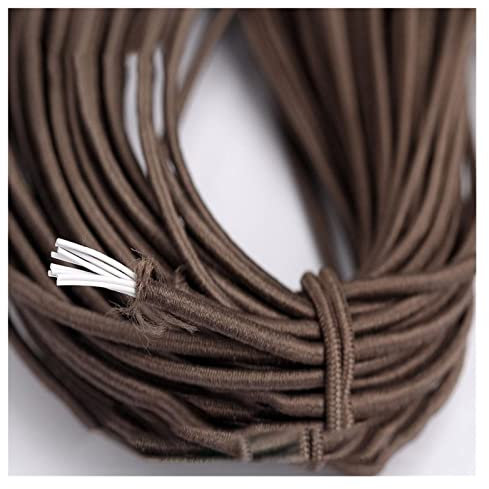 ZZSRJ Banda de elástica de 2 mm de Cuerda elástica de la Cuerda elástica Correo de Goma de Goma Cordera de Cuerda con Cuentas de Cuerda for Ropa de Coser (Color : 16, Width : 2mm)