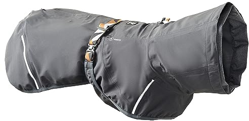 Hurtta Mudventure Hundemantel ECO Regenjacke für Hunde (BlackBerry, 35)