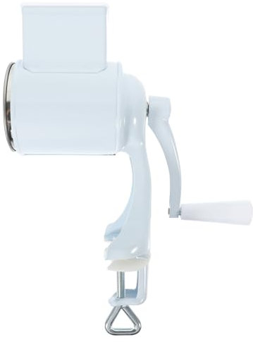 FELTECHELECTR Rallador De Queso Manual De Inoxidable Herramienta Multifuncional Para Rallar Triturar y Moler Queso y Nueces Sin Electricidad Para Uso Doméstico