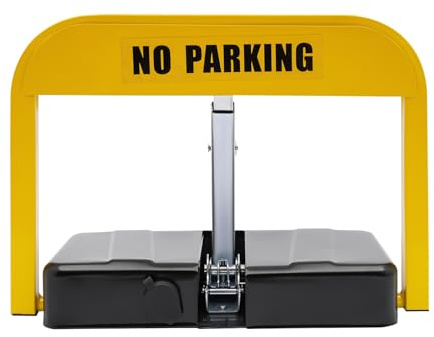 Automatische Parksperre, Intelligente Auto-Parksperre Alarmfunktionen, Parkplatzsperre, mit 2*Fernbedienung, für die Installation in Parkplätzen in Wohngebieten