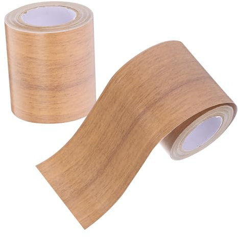 BESTonZON Aufkleber 2 Rollen Sockelleiste Wandleistenverkleidung Zierleisten Aus Holz Klebestreifen Für Die Wand Zierleistenaufkleber Modellieren Dekorativer Streifen Pvc Wandaufkleber