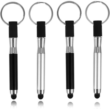 UYVPAER 4 Stück Touchscreen Stift, Mini Universal Stylus 3 In 1 Stift Touch Pen,Eingabestift Touchstift,Handy Stift,Stift Für Tablet,Handy Stifte Für Smartphones Für Alle Smartphone Handy