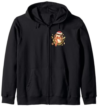Niedlicher Weihnachts-Igel Kapuzenjacke