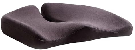 Coussin d'assise Ergonomique en Mousse à mémoire de Forme, Soutien Anti-Glissement, Coussin de pour soulager Le Coccyx | Coussin de Chaise de Bureau épais, Coussin de Voiture pour la