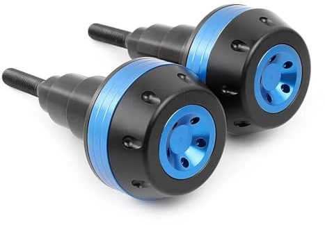 EQJSHL Motorrad-Rahmen-Schieberegler-Sturzpad-Schutz Für FZ1 FZ6 FZ8 Für Fazer FZ 1 FZ 6 FZ 8 Crash Drop Slider-Schutzzubehör Sturzschutz Sturzpads(BLAU)