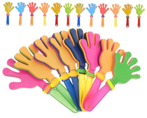 Toddmomy 25stücke Plastik Handklatscher Für Junge Mädchen Party-Accessoires Geräuschemacher Fußballgeräuschemacher Partygeräuschemacher Junge Mädchen-jubelrequisite Kinderrequisiten