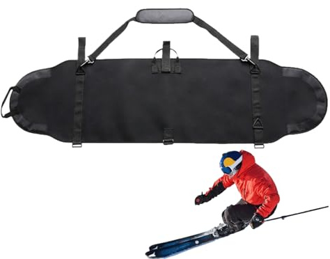 Snowboardtasche – gepolsterte Snowboardtasche, Rolltasche mit Riemen, strapazierfähiger, gepolsterter Board-Träger, wasserdichte Ausrüstung, leichte Reiseausrüstung für Schneetouren, Flugreisen