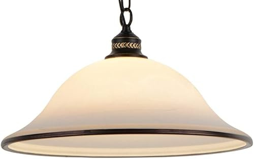 JZWCHQ Luminaria de suspensión de una Sola Cabeza Luz de Colgante LED LED Moderna con Vidrio, Chaners para Cocina