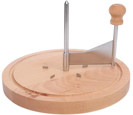 CHICIRIS Rizador de Queso, con Cuchillas Espirales, Rizos de Queso Finos sin Esfuerzo, para y Chocolate, Madera de Haya y Acero Inoxidable