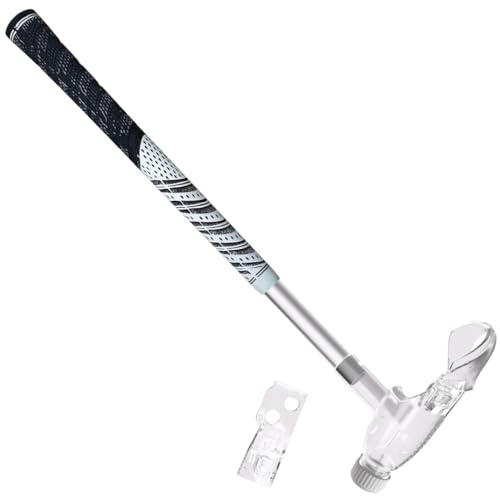 Golfschläger-Aufsatz, kompatibel mit Meta Quest 3/3S/2, realistischer Griff, VR-Golfschlägergriff, rechter Controller und 80°-Design, hält Tracking