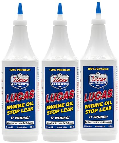 3x Lucas Engine Oil Stop Leak 946ml | Stops Leaks & Oil Burning|Engine Treatment